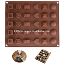 Популярные различные формы силиконовые кухни шоколад плесени
